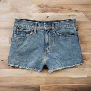 VS PINK high-waisted cutoff shorts